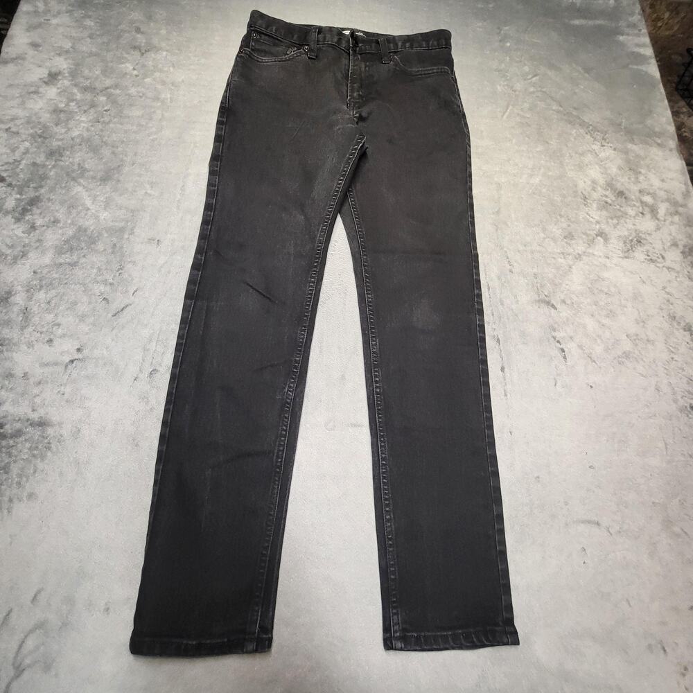 Old Navy Jeans Mens 28x30 Black Slim Skinny Stretch Built In Flex Denim